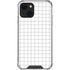 White Grid iPhone 14 Plus Clear Case