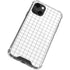 White Grid iPhone 14 Plus Clear Case
