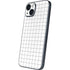 White Grid iPhone 15 Plus Skin