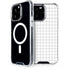 White Grid iPhone 14 Pro Max MagSafe Case