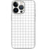 White Grid iPhone 15 Pro Skin