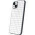 White Grid iPhone 14 Skin