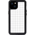 White Grid iPhone 15 Plus Waterproof Case