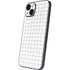 White Grid iPhone 15 Skin