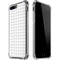 White Grid iPhone 7/8 Plus Clear Case