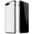 White Grid iPhone 7/8 Plus Clear Case
