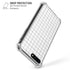 White Grid iPhone 7/8 Plus Clear Case