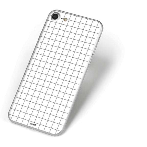 White Grid iPhone 8 Skin