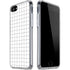 White Grid iPhone SE (2nd & 3rd Gen) Clear Case