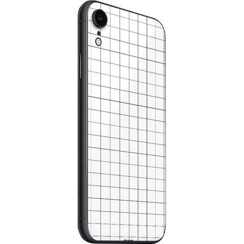 White Grid iPhone SE (2nd & 3rd Gen) Skin
