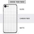 White Grid iPhone SE (2nd & 3rd Gen) Skin