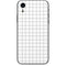White Grid iPhone XR Skin