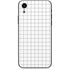 White Grid iPhone XR Skin