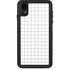 White Grid iPhone XR Waterproof Case
