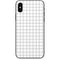 White Grid iPhone XS Skin