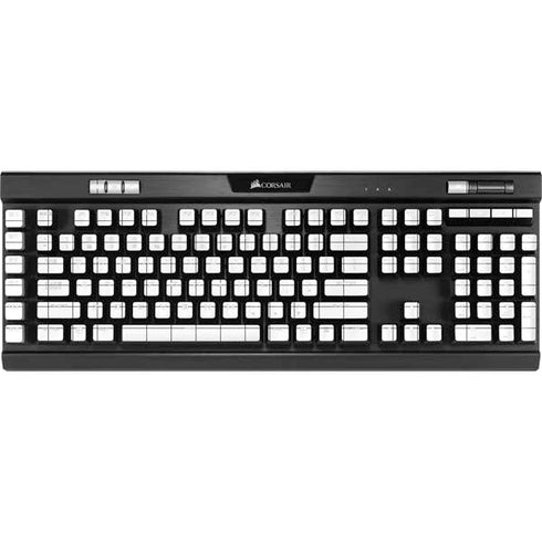 White Grid K95 RGB PLATINUM Mechanical Gaming Keyboard Skin