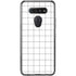 White Grid LG K51/Q51 Clear Case