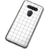 White Grid LG K51/Q51 Clear Case