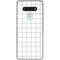 White Grid LG Stylo 6 Clear Case