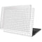 White Grid MacBook Pro 13in (2020) Case plus Skin
