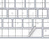 White Grid Magic Keyboard Skin