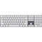 White Grid Magic Keyboard with Numeric Keypad Skin