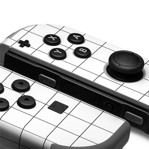 White Grid Nintendo Joy-Con (L/R) Controller Skin