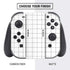 White Grid Nintendo Switch Bundle Skin