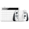 White Grid Nintendo Switch OLED (2021) Skin