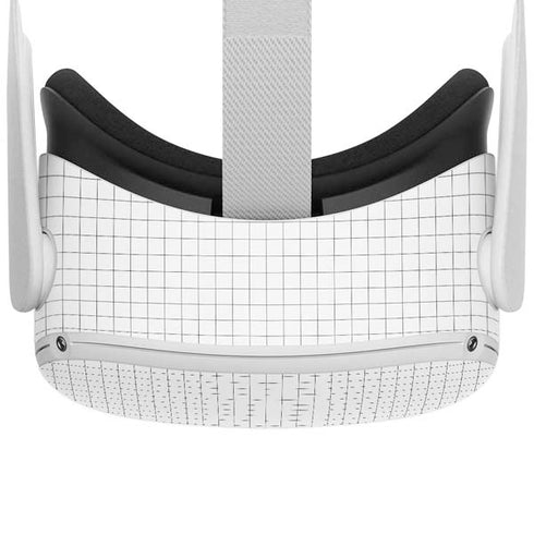 White Grid Oculus Quest 2 Skin