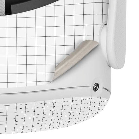White Grid Oculus Quest 2 Skin