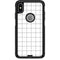 White Grid Otterbox Commuter iPhone Skin