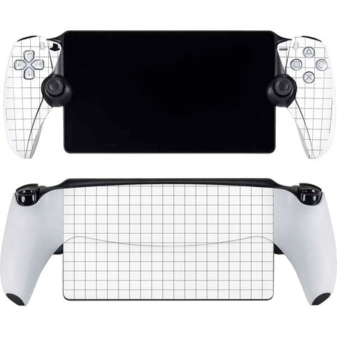 White Grid PlayStation Portal Remote Player Skin