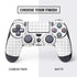 White Grid PS4 Controller Skin