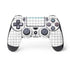 White Grid PS4 Pro/Slim Controller Skin