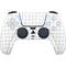 White Grid PS5 Controller Skin