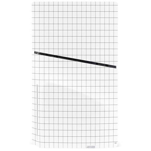 White Grid PS5 Slim Disk Bundle Skin