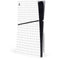 White Grid PS5 Slim Disk Console Skin