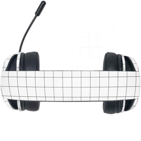 White Grid Razer Kraken X Skin