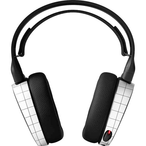 White Grid SteelSeries Arctis 5 Skin