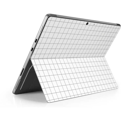 White Grid Surface Pro 8 Skin