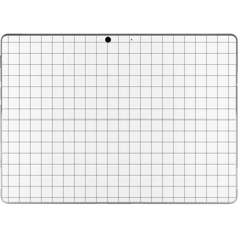 White Grid Surface Pro 9 Skin