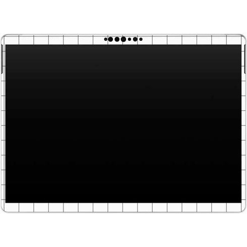 White Grid Surface Pro 9 Skin