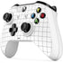 White Grid Xbox One S Controller Skin
