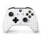 White Grid Xbox One S Controller Skin