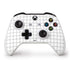 White Grid Xbox One S Controller Skin