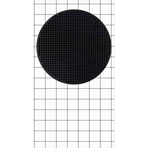 White Grid Xbox Series S Console Skin