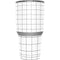 White Grid Yeti 30oz Rambler Tumbler Skin