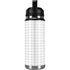 White Grid YETI Rambler 26oz Bottle Skin