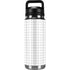 White Grid YETI Rambler 26oz Bottle Skin